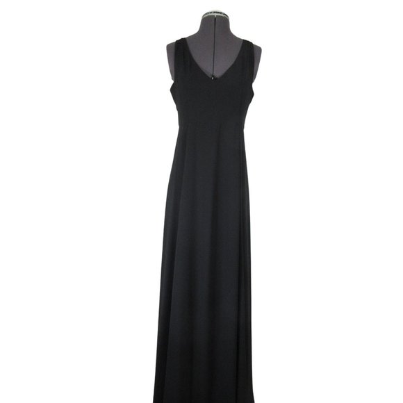 Show Me Your Mumu black chiffon Jenn maxi‎ bridesmaid dress - Picture 1 of 11